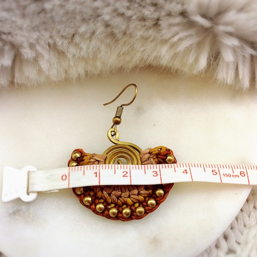 BOHO Brown Earring - Picture 5 of 7